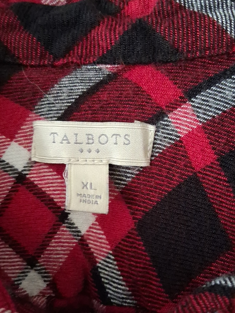 Talbots Flannel - Picture 3 of 4